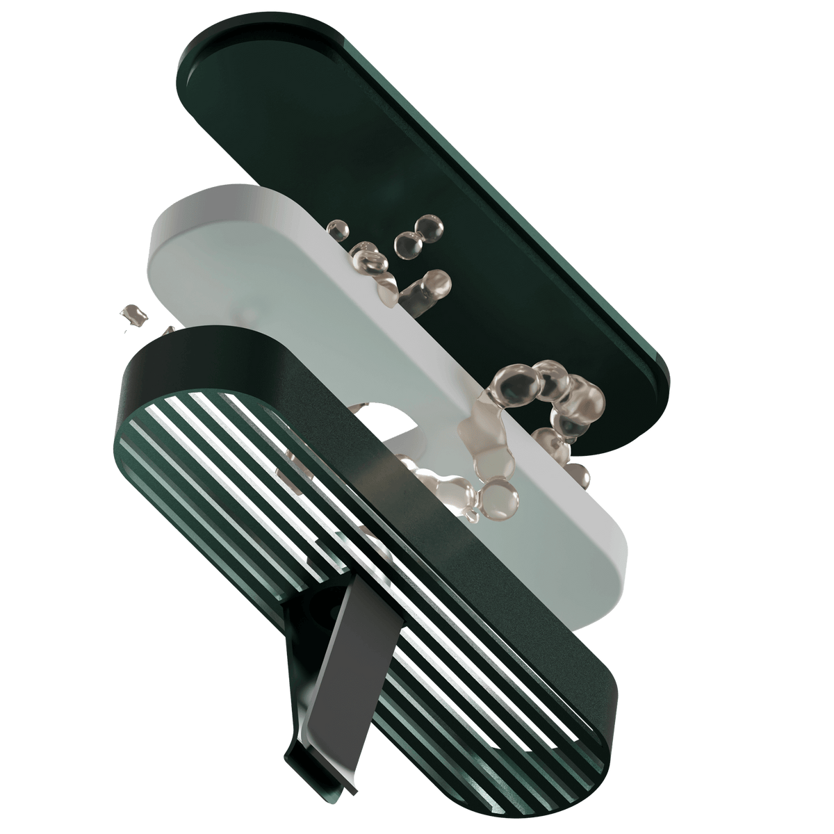 Together with engineers, I refined the internal airflow, shape, and fragrance diffusion system to maximize scent performance in real driving conditions.